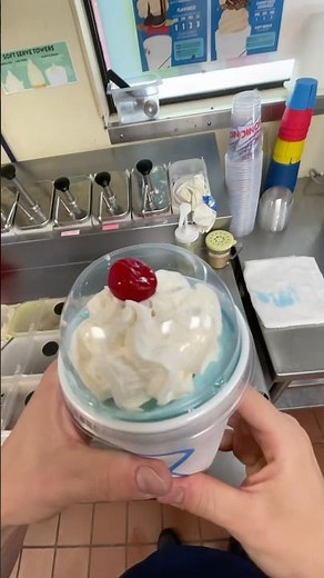 Sonic blue raspberry nerds cream slush #fastfood #drivethru #papasfreezeria #foryou #pov #sonic