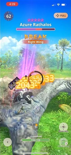 10★ Azure Rathalos vs Deviljho HBG ER - 21 Seconds (Monster Hunter Now Solo Speedrun) #mhn #mhnow