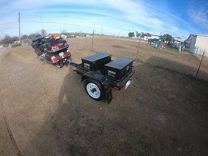 Custom built trailers to pull behind your motorcycle, trike or quad