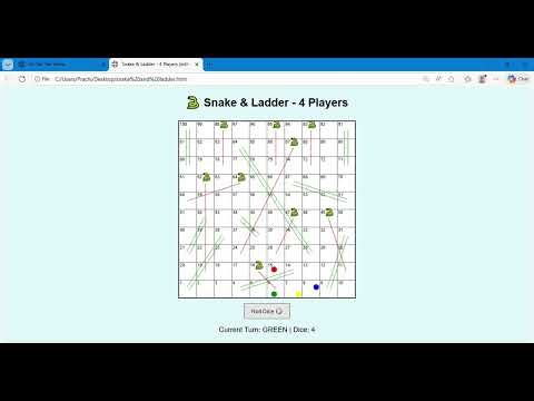 Snake and ladder project