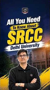 SRCC Explained in 1 Minute 🎓 | Courses, Cutoff & Placements