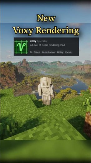 Minecraft Better Chunk Rendering #shorts #subscribe #rtx5080