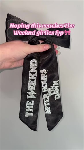 Your sign to get a bow if you’re seeing The Weeknd this year 🎀🫶 #hairbow #fyp #theweeknd #theweekndconcert