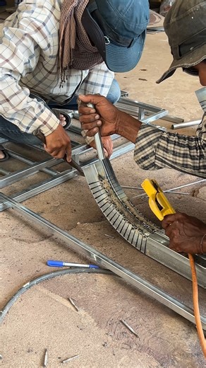 Techniques To Bend Square Tube Without Using Bending Tool | DIY crafts PR