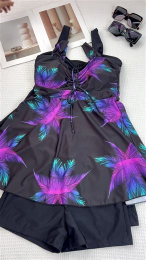 So cute&comfy!!#tiktokshopholidayhaul #spotlightfinds #usa🇺🇸 #swimwear#takini #cute #girlsfashion #hotgirl #swimdress #comfortable