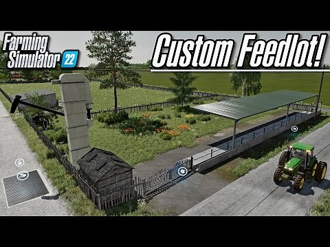 I Made A Custom Cattle Area! | Griffin Indiana | Farming Simulator 22