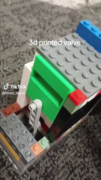 3D Printed Valve Designs for LEGO Creations