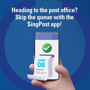 Out running errands? Be in control of your time with our Q @ Post Office feature, available exclusively on the SingPost app! ​ Simply follow these steps to obtain your queue number prior to your visit to our post offices* — a simple and fuss-free experience is waiting. ​ *Q @ Post Office is only available at selected post offices. | Singapore Post