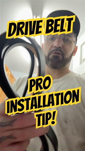 Mechanic Drive Belt Installation SECRET DIY Method 🔥