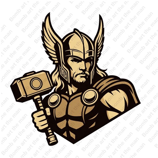 Thor Clipart, Thor Png, Super Hero Clipart, Super Hero Design, Transparent Background, Instant Download - Etsy