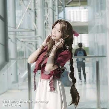 Amazing Cosplays: Final Fantasy VII: Aerith Gainsborough ft. Takky Tukkung #ffvii #squareenix