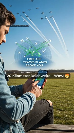 🤯 Flugzeugspuren kostenlos! Die ultimative App ✈️