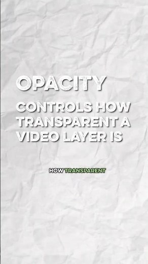 What Does Opacity Mean in Premiere Pro? (And How to Use It) #premierepro #videoediting #opacity