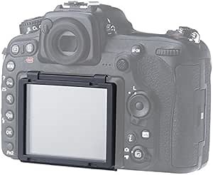 Screen Protector for Nikon D500 with Clip-On Frame - Shatterproof Snap Installation, No Adhesive or Bubbles, Anti-Scratch Edge Protection