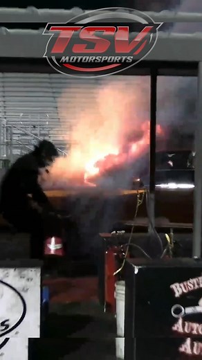 Nitrous fire on GBody - Staff did a great job putting it out #tsvmotorsports #xtremeracewaypark #dragracing #dragracinglife #dragracingislife #dragstrip #grudgeracing #grudgerace #fire #nitrous | TSV Motorsports