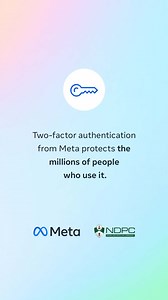 With two-factor authentication, you approve every login attempt to your account. Get an extra layer of security with a tap. | Meta
