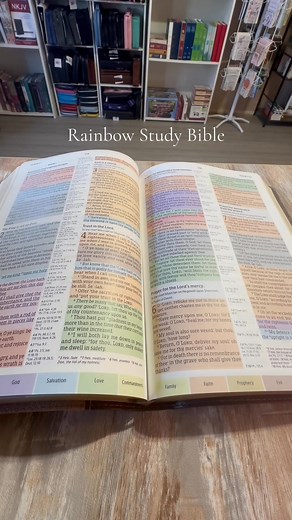 You’ll love the KJV Rainbow Study Bible come on by and let me show you. I’m here till 4 PM today! | Morning Glory Gifts