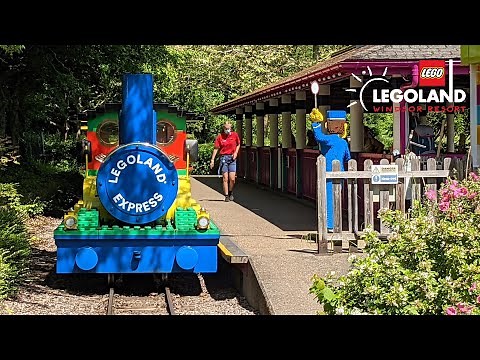 Legoland Express Train Ride at Legoland Windsor [4K]