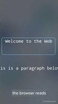 [HTML ] Explained for Beginners | Tech Basics #html