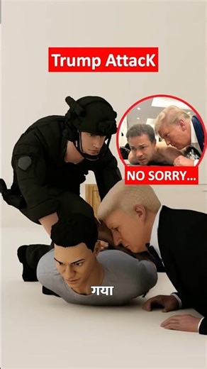 Donald Trump Attacked (3D) By Janmejay Pritam
