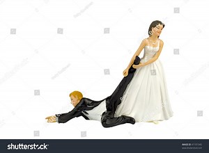 Bride Abusing Groom Stock Photo 41101345 | Shutterstock