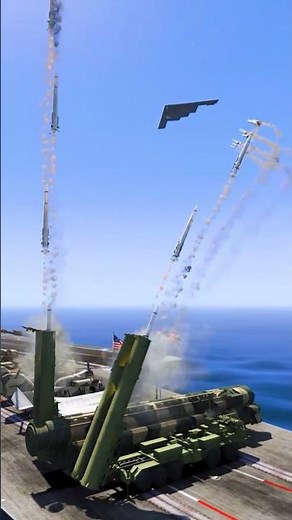 S-500 Missile Strike Drops the B2A Silent Bomber Fast in Gta v ep357 #shorts #short