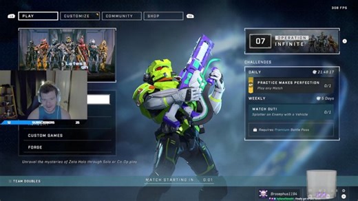 They Call me Master Cheeks... HALO INFINITE RANKED W/ THE BOYZ