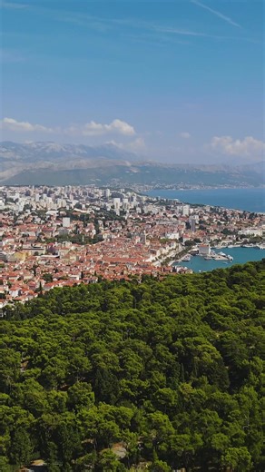 Drone footage Split, Croatia 🇭🇷 #dji #drone #fyp #split #croatia