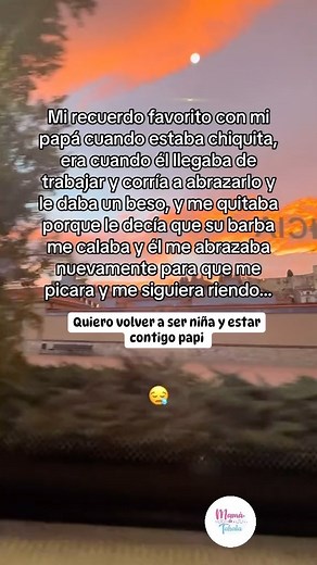Te extraño papi espero volver pronto para poder abrazarte 🫶🏽🥰 | Mamá de Tabata