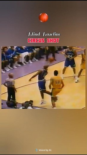 One-Hand Circus Shot | Popeye Jones vs Lakers (1996)