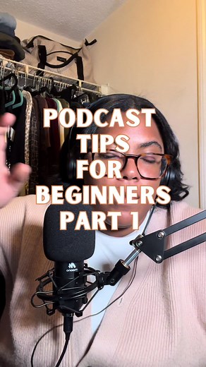 Part 1 | podcast tips for beginners!! I want to tell you guys my tips and tricks to make podcast easy and smooth for a beginner. Follow for more tips! #fyp #podcasthost #podcasttiktok #podcasttips #podcastathome #blackwomenpodcasts #tipsandtricks #podcastsetup