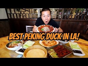 Trying the BEST PEKING DUCK restaurant YOU NEED TO KNOW ABOUT in Los Angeles!!