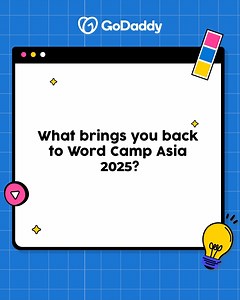 244K views · 385 reactions | WordCamp Asia isn’t just an event; it’s where the WordPress world comes together.  From reconnecting with old friends to exploring what’s next with tools like the GoDaddy Agency Program and Airo Site Optimizer.  It’s a space built on ideas, energy, and a community that keeps growing stronger. #WordCampAsia #GoDaddyAtWCA #WebCreators #WordPressCommunity #WCA2025 #GoDaddy #GoDaddyIndia | GoDaddy | Facebook