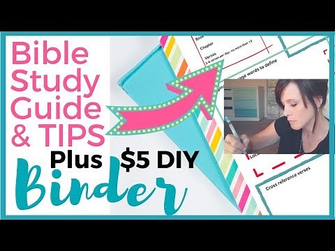 Organize ALL of your Bible (Study) Notebook and Binder