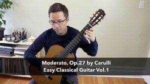Lesson: Moderato by Carulli for Classical Guitar (easy) | This is Classical Guitar