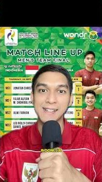 GOOD LUCK TIMNAS BADMINTON PUTRA INDONESIA!🏸🔥