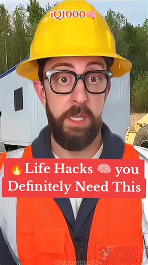 Life Hacks 🔥🔥🔥🧠🧠🧠 #construction #adam #tips #funny #smart #lifehacks #fyp #usa | Fan's Rose 7.1