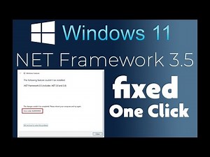 Net Frame 3.5 Windows 11, fix 100%, Just One Click, All Windows 11 Version Working, #Windows21H2