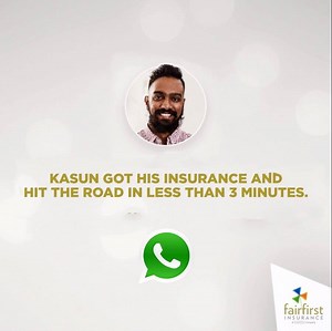 We've been getting a lot of questions as to how we do it! So we thought what better way to show it than through a real-life example. Here's how Kasun got his insurance policy via WhatsApp in less than 3 minutes! #WhatsApp #MotorInsurance #Fairfirst #LK #LankanFirst #GiveItATry | Fairfirst Insurance Limited