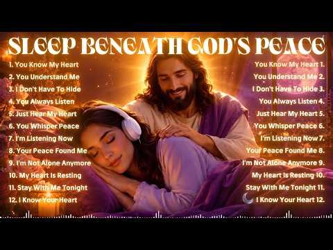 Sleep Beneath God's Peace | Christian Deep Sleep Worship Music | Rest Peacefully In God's Presence🌙🧡