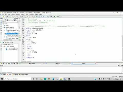 Tutorial 23: Verilog code of 1 to 2 de-mux using if statement || #Verilog || #VLSI