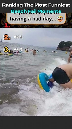 🏖️😂 Ranking The Most Funniest Beach Fail Moments!