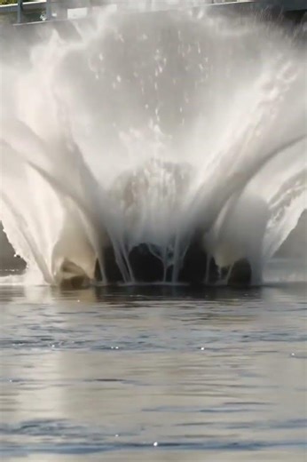 Rock falling in a river! #asmr #satisfying