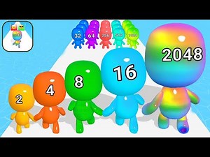 New Satisfying Mobile Games: Man Runner 🏃 Power-Up Compilation