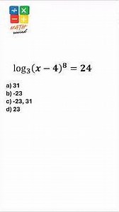 This Log Equation Has TWO Solutions? 🤔