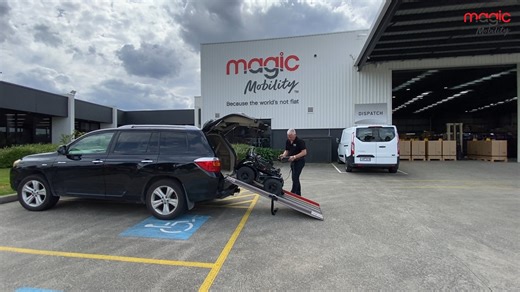 Our handy Fold Forward Backrest has been updated! The newly designed folding backrest mechanism is now available in Australia and New Zealand, and coming soon to the rest of the world! You can find the folded heights for each Magic Mobility powerchair model at the end of this video. How would you benefit from a Fold Forward Backrest? Let us know in the comments below 👇 #Accessibility #Mobility #Australia #AssistiveTechnology | Magic Mobility