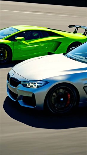 Lamborghini and BMW car racing #remix #funk #phonk #music