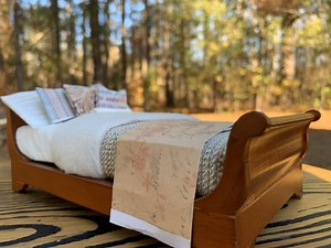 BRAND NEW Amish Sleigh Bed - Thee Evergreen Under Construction Kit - Etsy