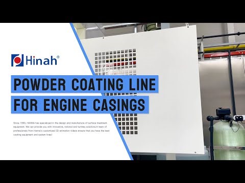 Generator Casing Powder Coating Line in Action #powdercoatingline