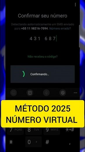 2025!🔥 COMO CRIAR NÚMERO VIRTUAL PARA WHATSAPP E RECEBER SMS📩 (NÚMERO FAKE)